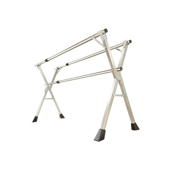 SOGA 2.0m Portable Standing Clothes Drying Rack 3 Poles - Picture 2 of 10